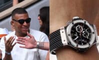 Kylian Mbappé s'affiche avec une montre Hublot aux 114 diamants