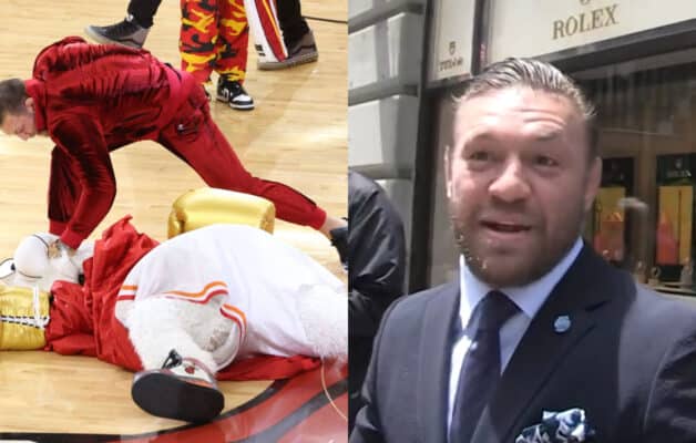 Conor McGregor s'exprime après avoir mis KO la mascotte du Miami Heat