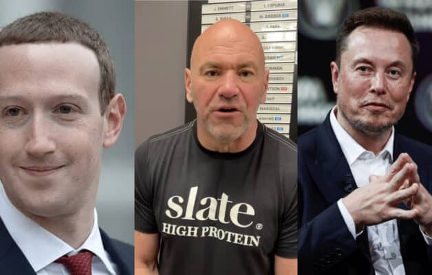 Elon Musk VS Mark Zuckerberg : Dana White veut organiser leur combat