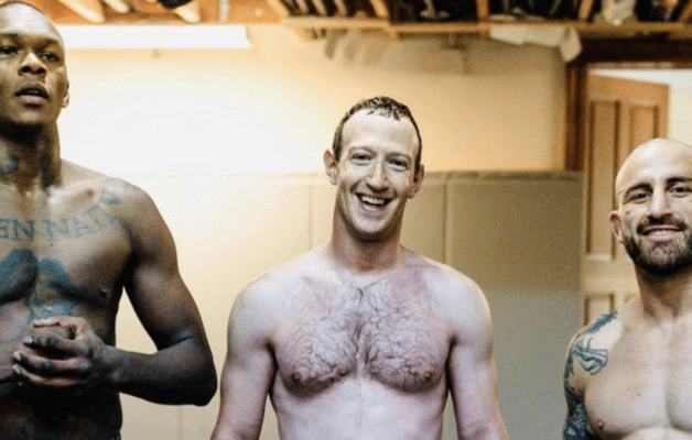 Mark Zuckerberg très musclé : il s'entraîne avec d’Israel Adesanya et Alexander Volkanovski