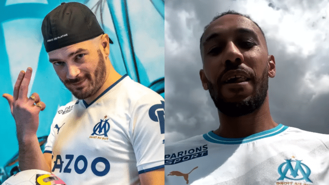 © Instagram : @olympiquedemarseille / @auba