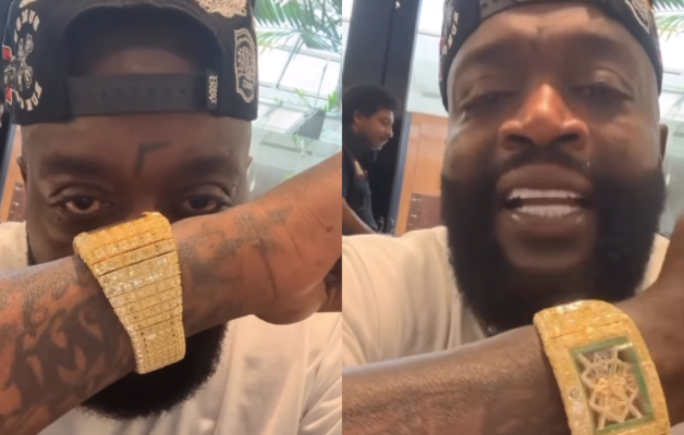 Rick Ross nargue ses fans avec sa nouvelle montre à 20 millions de dollars