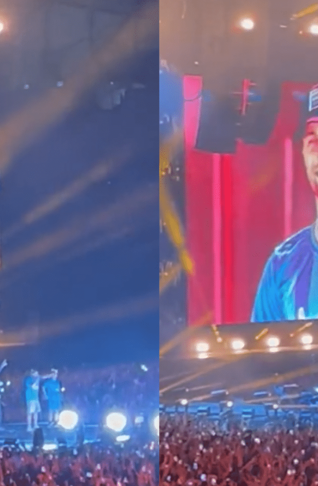 En direct du Velodrome, Squeezie annonce la présence de SCH et Soso Maness au GP Explorer 2