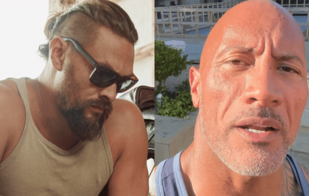 Jason Momoa et Dwayne Johnson par les incendies à Hawai