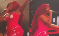 Megan Thee Stallion réagit en plein show à la sentence de Tory Lanez