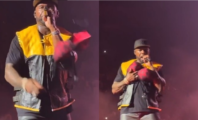 Comme Drake, 50 Cent a reçu un soutien-gorge lors de son dernier concert