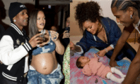 Rihanna et A$AP Rocky dévoilent le visage de leur fils Riot un mois après sa naissance