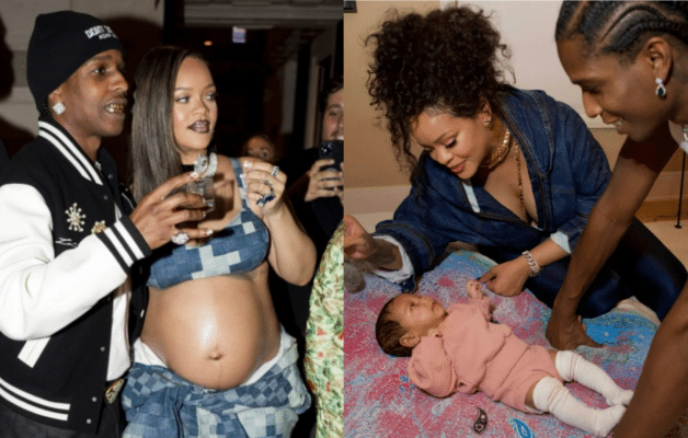 Rihanna et A$AP Rocky dévoilent le visage de leur fils Riot un mois après sa naissance
