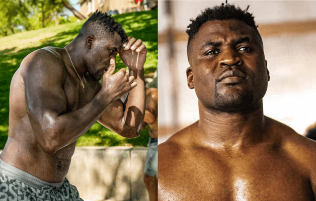 Francis Ngannou s'affiche très costaud avant son combat contre Tyson Fury