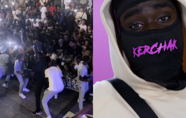 Kerchak : ses fans dépassent la barrière de sécurité en plein concert