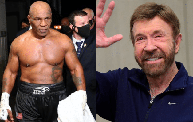 Mike Tyson aurait menacé Chuck Norris qui a abordé sa femme