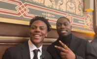 La conversation lunaire entre Speed et Tiakola lors du Ballon d'Or 2023
