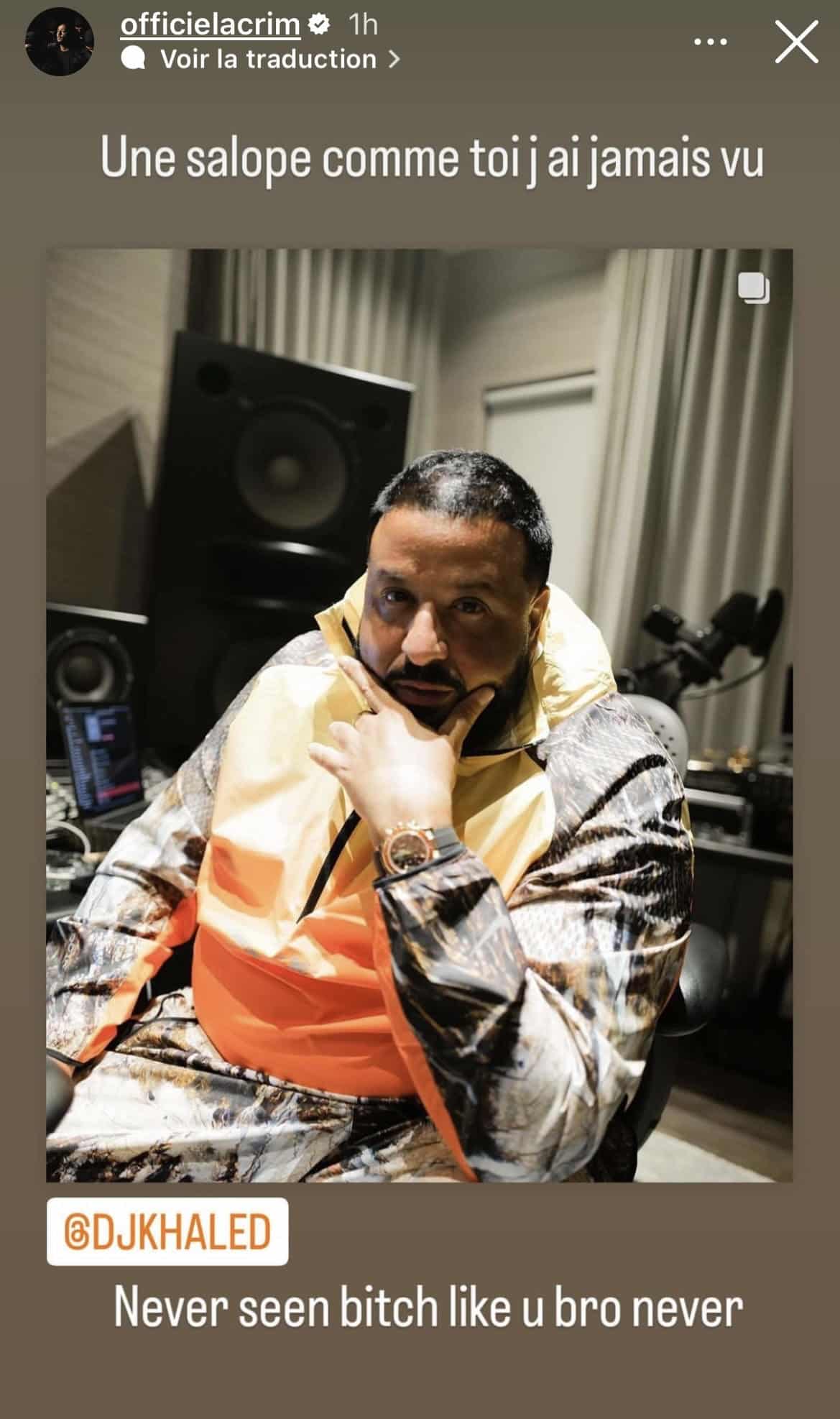 « Je n'ai jamais vu... » : Lacrim s'en prend à DJ Khaled sur ses réseaux sociaux