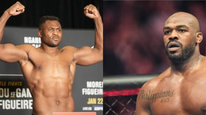 Jon Jones (36 ans) admet l'énorme puissance de Francis Ngannou