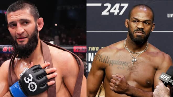 « Ne laisse pas les gens te... » : Jon Jones prêt à combattre Khamzat Chimaev ?