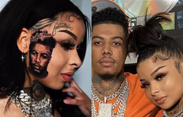 Chrisean Rock surprend en se tatouant le portrait de Blueface sur le visage