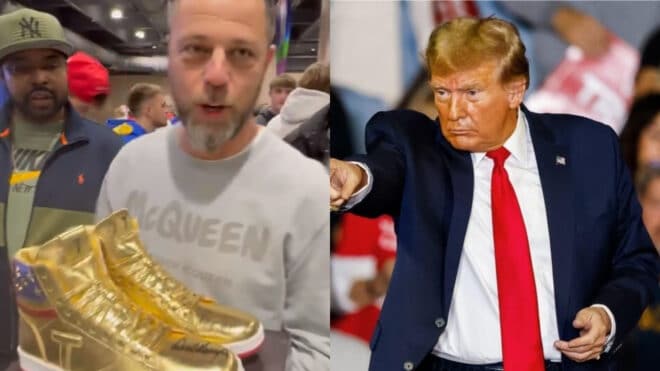 Donald Trump lance une nouvelle édition limitée de baskets dorées à 400 dollars