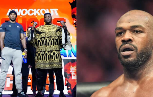 « Je mets mon argent sur... » : Jon Jones mise sur le choc Francis Ngannou VS Anthony Joshua