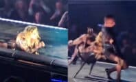 Madonna chute en plein concert après avoir été trainée sur une chaise