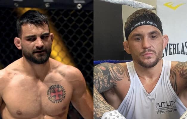 « Bouffe-moi cette... » : La pression monte avant le combat entre Benoit Saint-Denis et Dustin Poirier