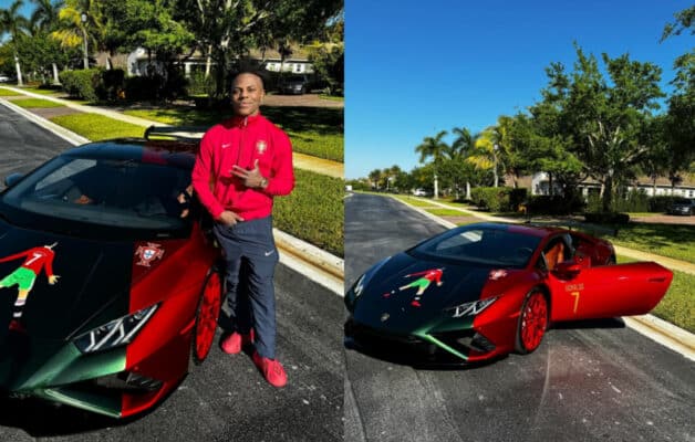 iShowSpeed s'est offert sa première voiture : un magnifique bolide aux couleurs de Ronaldo