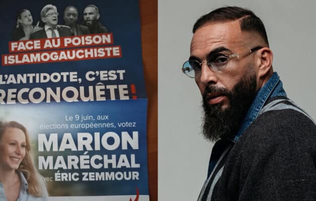 Le parti politique d'Eric Zemmour utilise Médine pour une affiche, le rappeur réagit