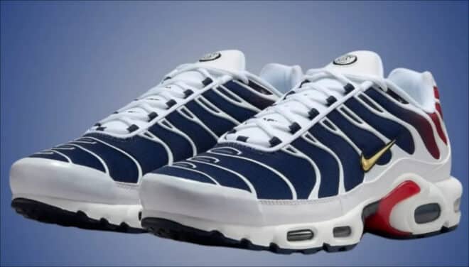 La Nike « Air Max Plus x PSG » se dévoile dans de premières images