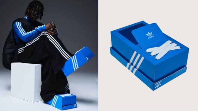 Adidas retourne la Toile en lançant sa paire en forme de boîte à chaussures