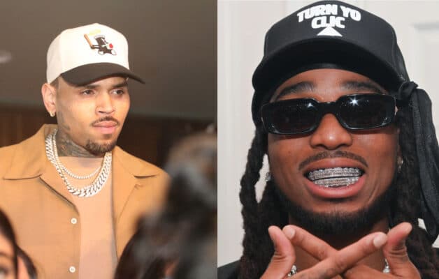 « J'ai couché avec ton ex quand tu étais avec elle » : Chris Brown s'en prend à Quavo en chanson