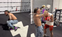 Lil Pump plié en deux après avoir servi de punching-ball à Jake Paul