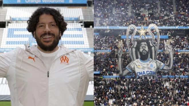 OM – PSG : le tifo de Redouane Bougheraba fait polémique au sein du club, l’humoriste prend la parole