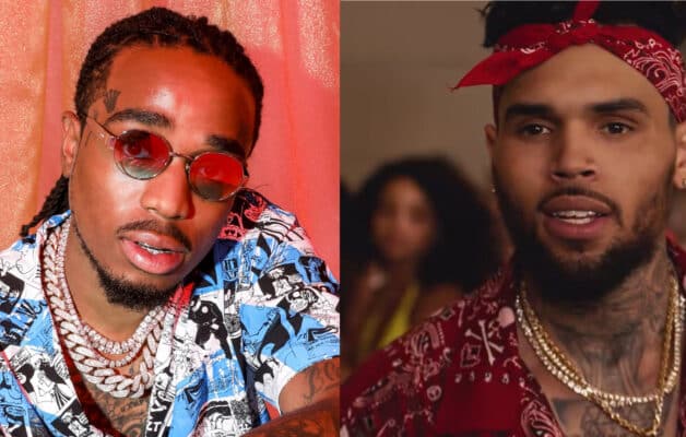 « Tu as brisé ta carrière quand t'as frappé Rihanna » : Quavo a répondu à Chris Brown avec un morceau clash