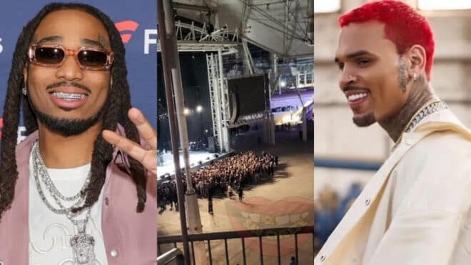 Chris Brown humilie Quavo en achetant toutes les places de son concert pour qu’il soit vide
