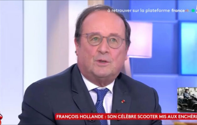 François Hollande réagit à la mise aux enchères de son célèbre scooter