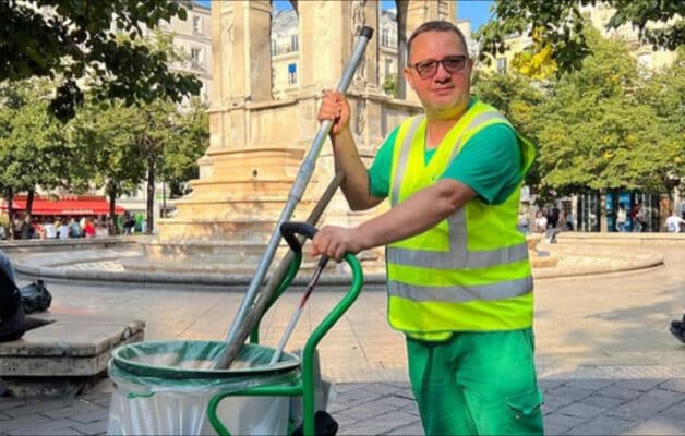 JO Paris 2024 : Ludovic, éboueur de TikTok, va porter la flamme olympique