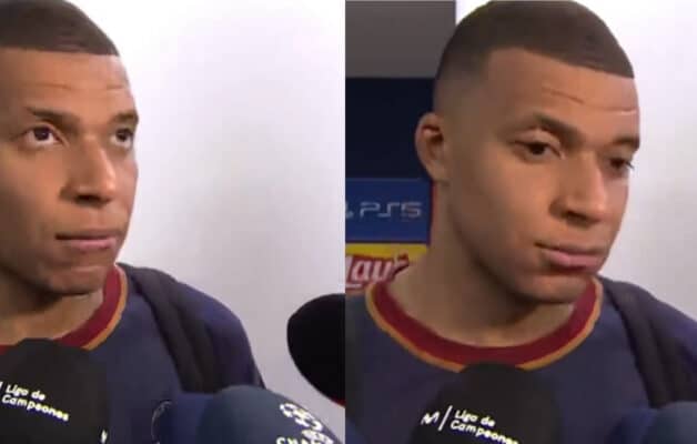 Kylian Mbappé agacé après une question sur le Real Madrid après la défaite du PSG