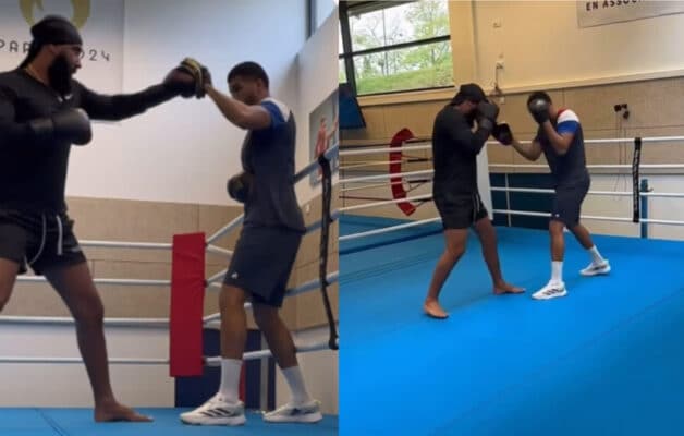 La Fouine s'entraine intensément avec le boxeur olympique français Soheb Bouafia