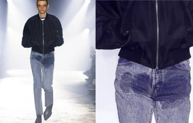 « Pee pants » : ce jean à tâches de pipi vendu à plus de 500 euros est sold-out