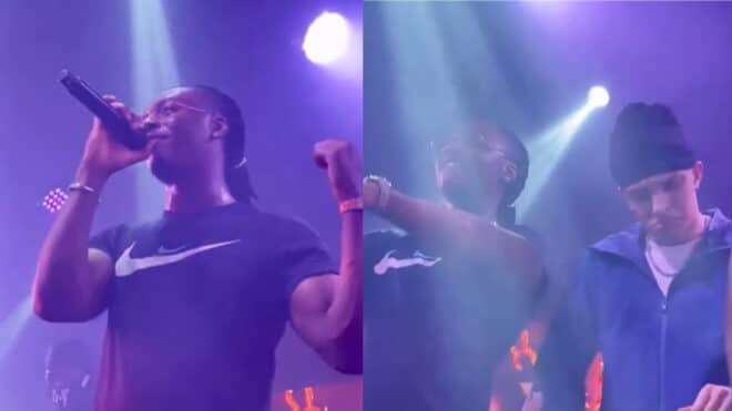 Koba LaD invite le Tiktokeur Anyme sur scène pour chanter « Temps en temps »