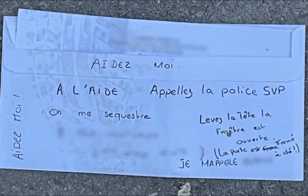 Une lettre trouvée dans une rue de Montpellier sauf une femme violentée par son compagnon