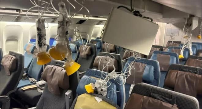 Vingt personnes hospitalisées après les turbulences d’un vol Londres – Singapour
