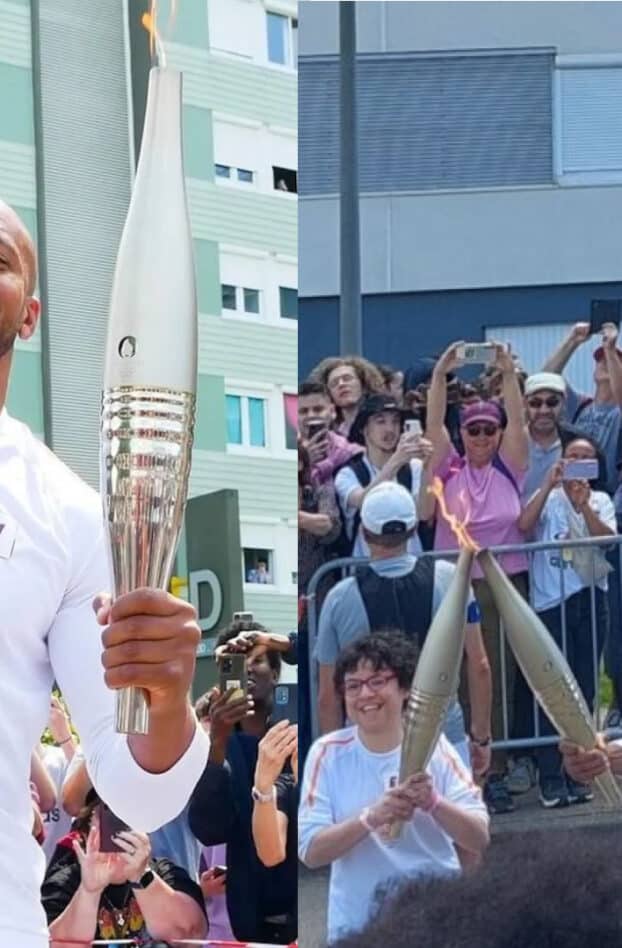 Après Jul, Ciryl Gane porte la flamme olympique à La Roche-sur-Yon