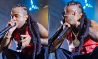 Kalash s'amuse en imitant Niska sur scène lors de la Fête de la musique