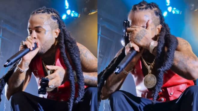 Kalash s’amuse en imitant Niska sur scène lors de la Fête de la musique