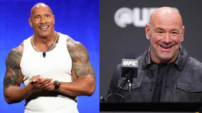 « L’opportunité pour… » : Dana White réagit à la transformation de Dwayne Johnson pour un film sur le MMA
