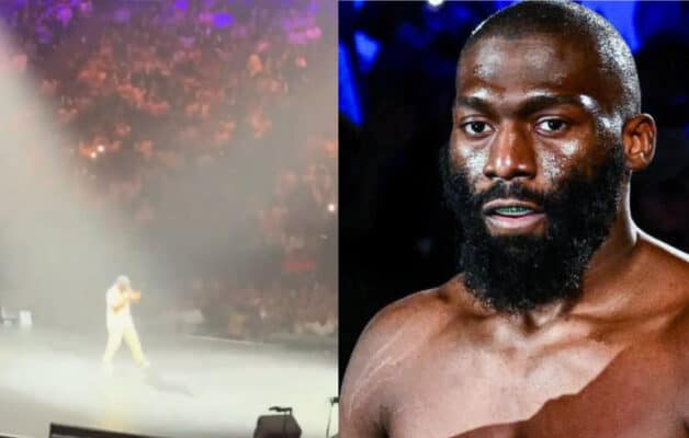 Cédric Doumbé réalise son rêve et demande pardon aux Jordan lors du spectacle de Redouane Bougheraba