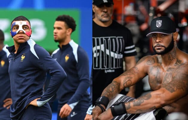 Les joueurs de l'Equipe de France s'entraînent sur le titre « Dolce Camara » de Booba
