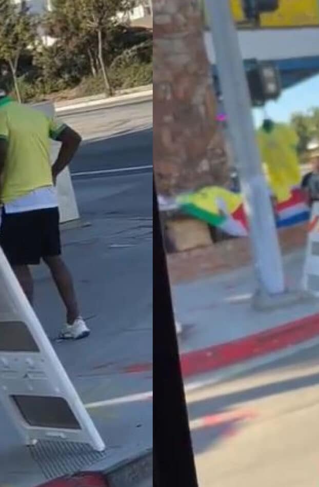 Neymar achète des maillots du Brésil à la sauvette et provoque la surprise des fans