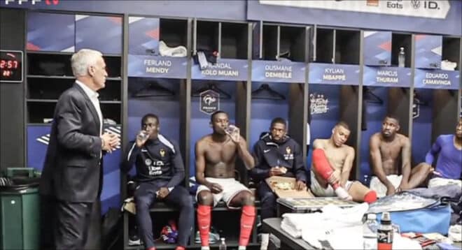 La réaction d’Ousmane Dembélé face à Didier Deschamps devient virale