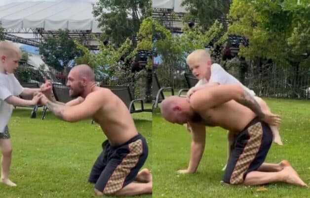 Conor McGregor entraîne déjà son fils aîné à la lutte